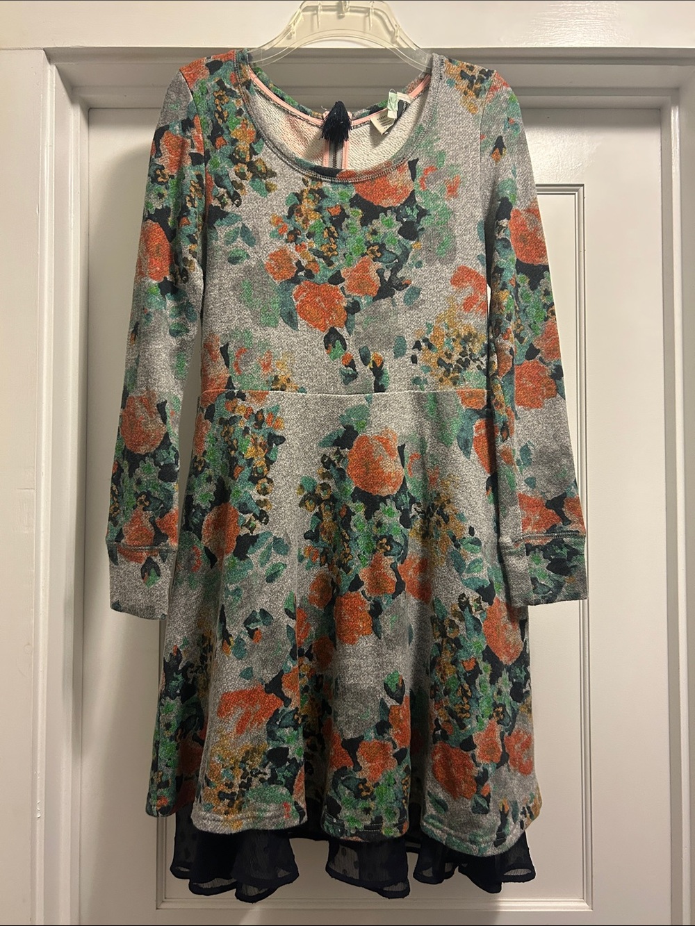Anthropologie Saturday Sunday Floral Terry Women’s Dress w/ Lining - Size Small